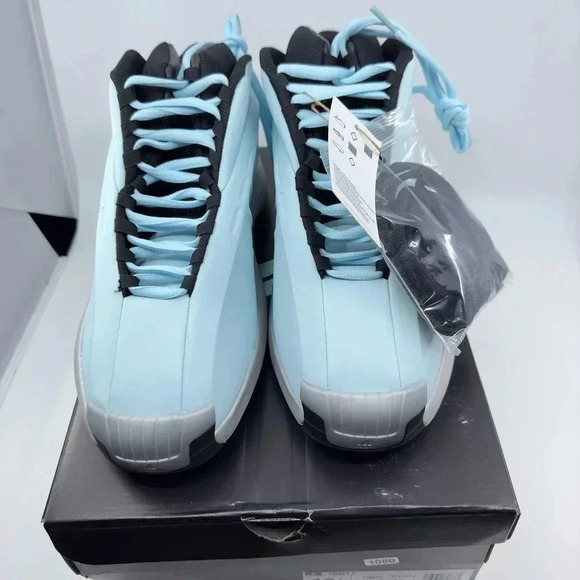 New Adidas Crazy 1 Ice Blue Sneaker Shoes Supplier Color Core Black Mens Sz 10.5 main image 9